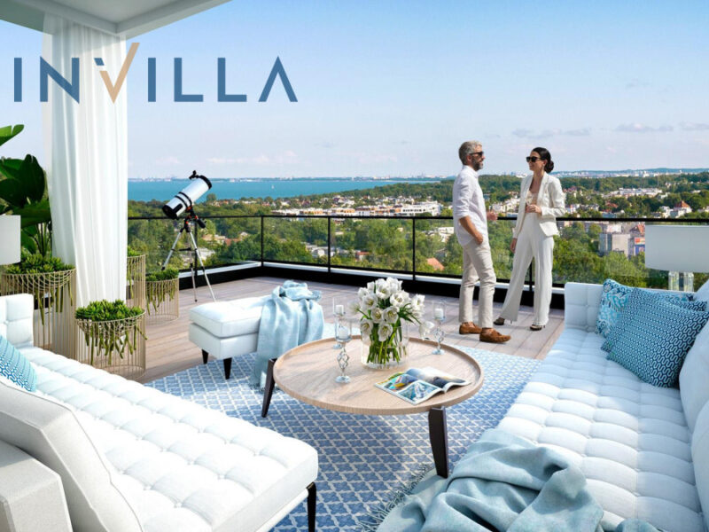 Penthouse z wielkim tarasem z widokiem na Zatokę – Mieszkanie na sprzedaż, Gdynia Redłowo, 153.37 m2, IN576759