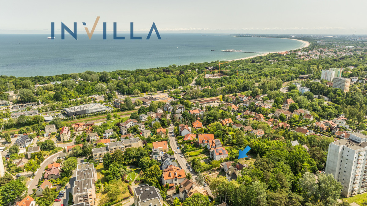 Działka budowlana 1136 m2 z widokiem na morze – Działka na sprzedaż, Sopot, 1136.00 m2, IN590040