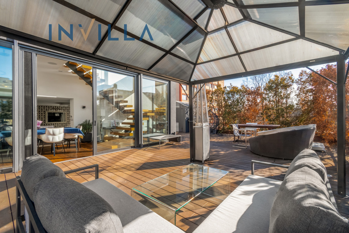 Penthouse na dachu z&nbsp;tarasem w&nbsp;sercu Powiśla!! – Mieszkanie na wynajem, Warszawa Śródmieście, 160.00 m2, IN931212