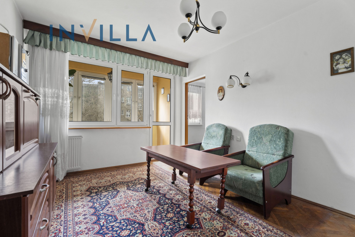 Trzy pokoje z osobną kuchnią i zabudowaną loggią – Mieszkanie na sprzedaż, Gdańsk Wrzeszcz, 47.40 m2, IN450990