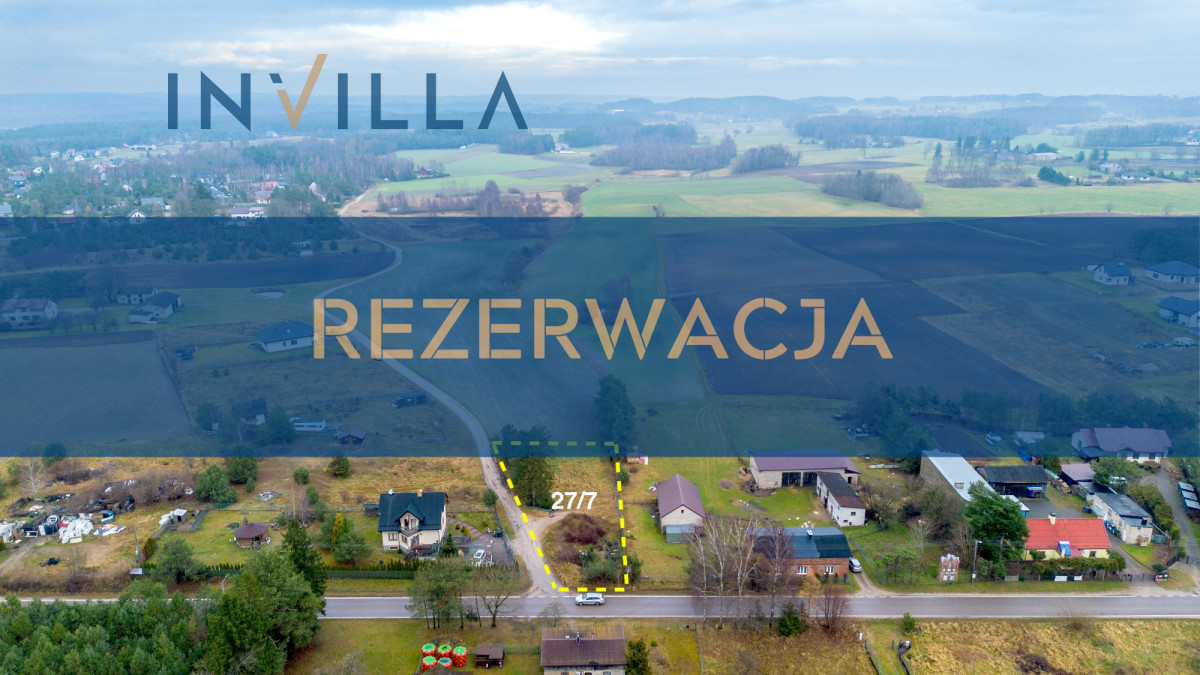 Działka pod zabudowę jednorodzinną lub zagrodową – Działka na sprzedaż, Kowalewo, 1224.00 m2, IN334724