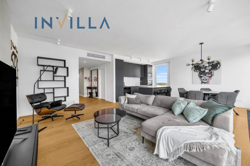 Luksusowy apartament, Unique Tower, Grzybowska – Mieszkanie na wynajem, Warszawa Wola, 150.25 m2, IN361100