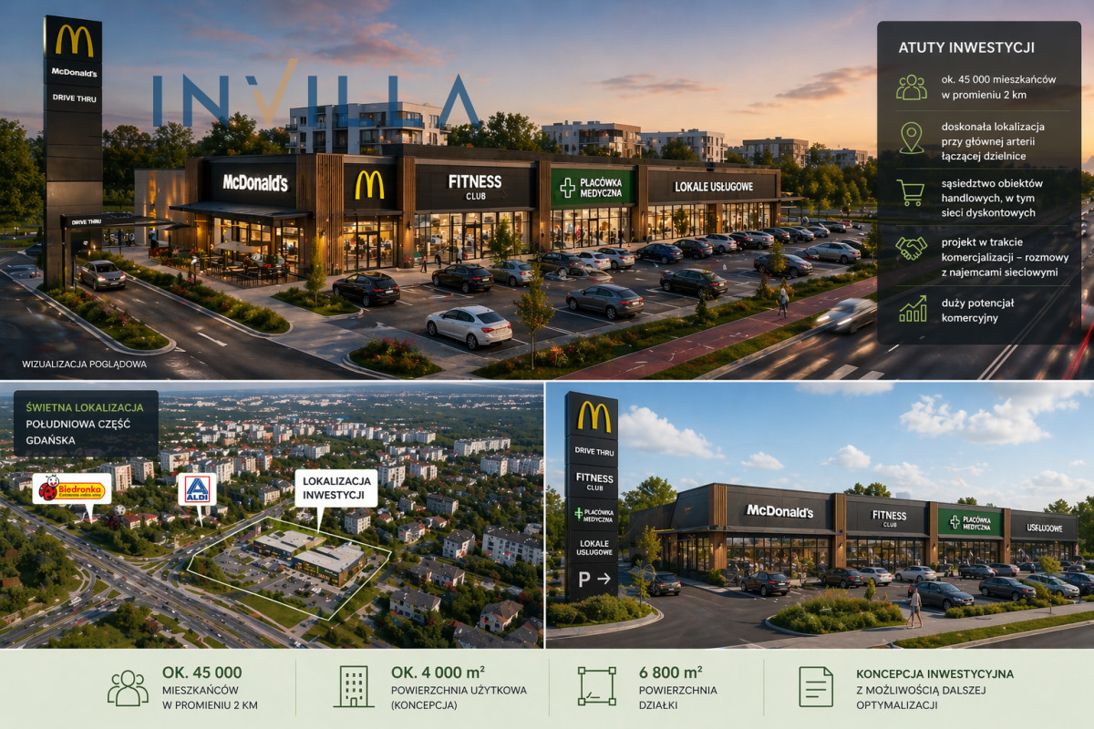 Plot for sale, Gdańsk Jasień, 6800.00 m2, IN422767