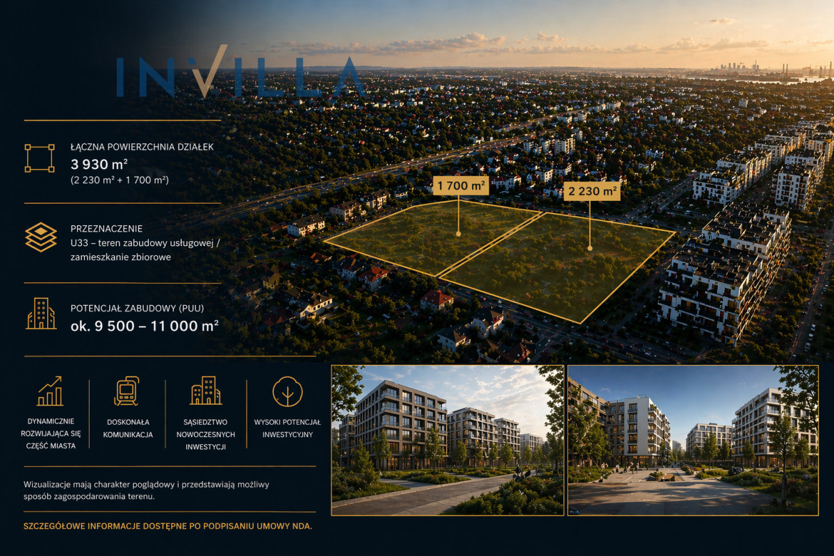 Grunt inwestycyjny na sprzedaż – Gdańsk Południe – Działka na sprzedaż, Gdańsk Ujeścisko, 3930.00 m2, IN636519