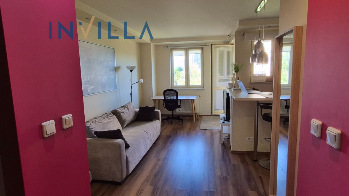 Metro Wilanowska|Balkon|Basen|Widok na centrum – Mieszkanie na sprzedaż, Warszawa Mokotów, 30.30 m2, IN733698