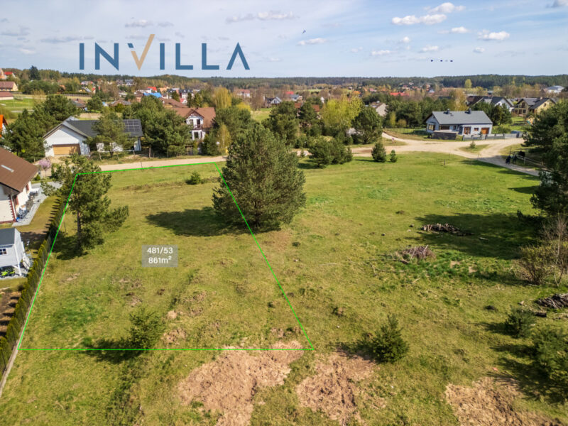 Działka budowlana w Koleczkowie – Działka na sprzedaż, Koleczkowo, 861.00 m2, IN852648