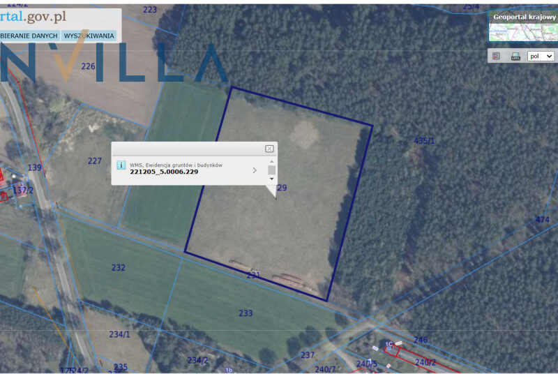 Pięknie położona działka na obszarze Natura 2000 – Działka na sprzedaż, Darnowo, 24535.00 m2, IN378847